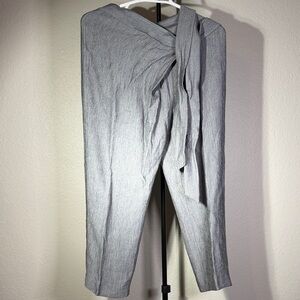 Zara Gray Wrap Pants